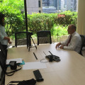 Nord Anglia Education:  Meeting the CEO, Mr. Andrew Fitzmaurice and Head of Brand, Ms. Sarah Doyle.
