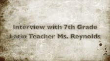 Interview with Ms. Reynolds